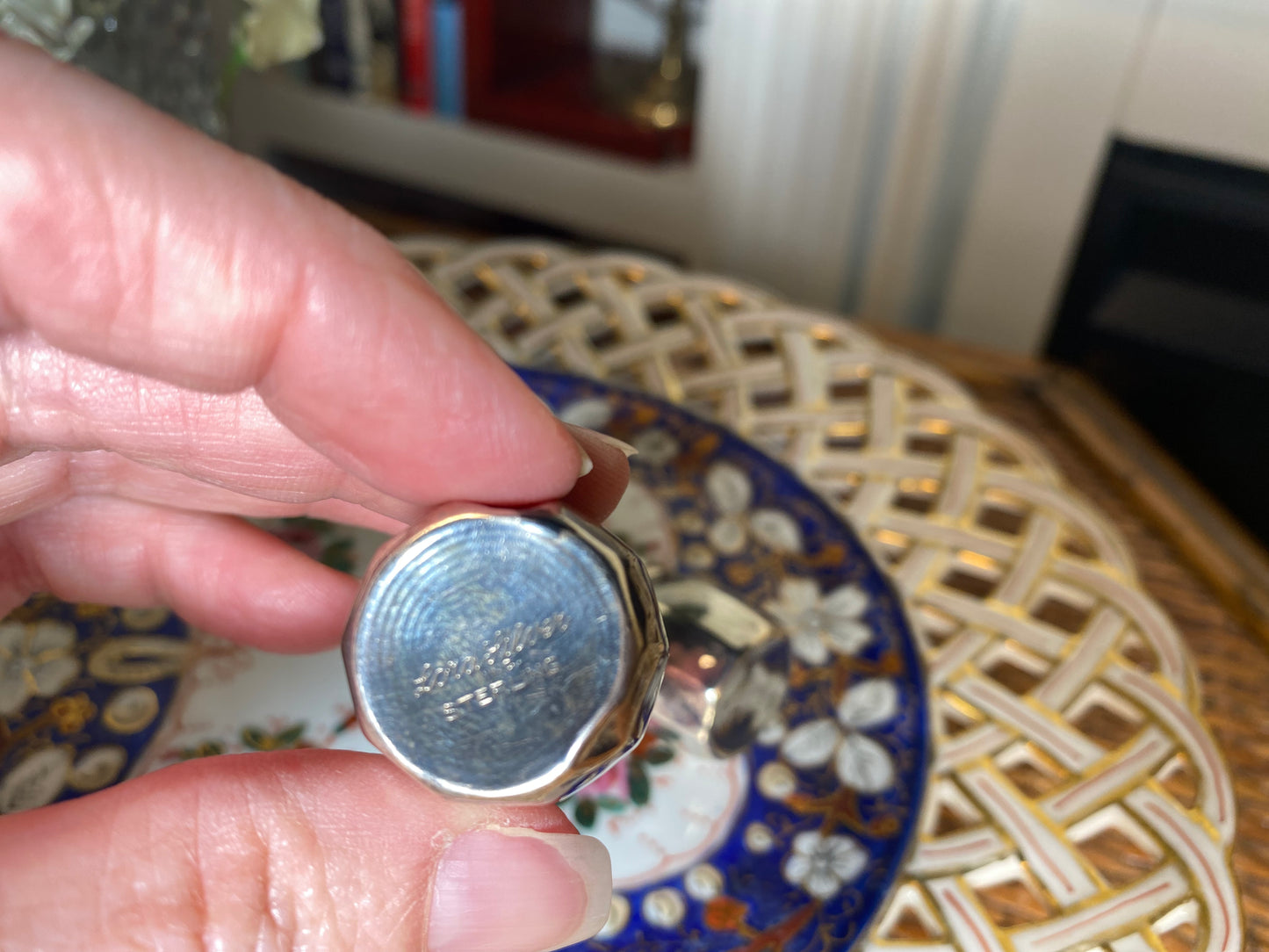 Vintage Petite Sterling S&P Shakers, 3" Tall - Excellent!