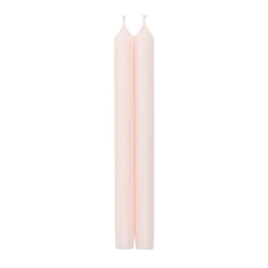 Caspari Straight Taper 10" Candles in Petal Pink - 2 candles per package