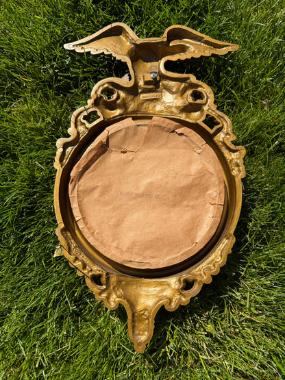 Vintage Syroco 17” Resin Federal Mirror