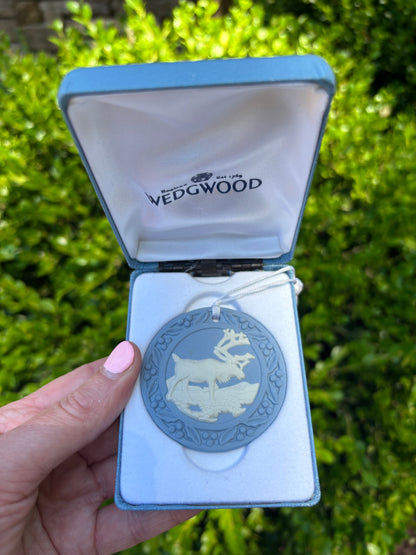 Lovely Wedgwood Moose ornament!