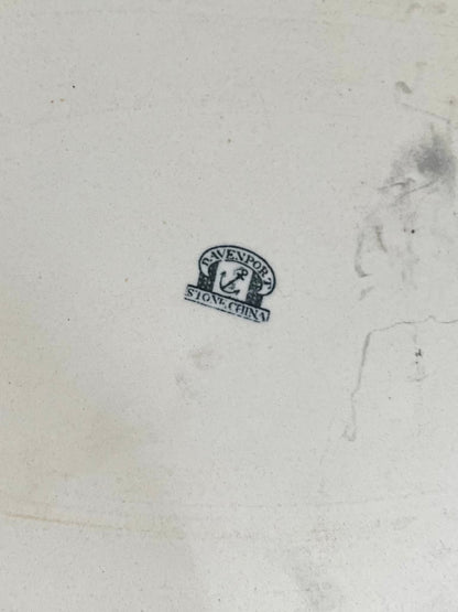Live 07/28 Xlarge Rare Early Davenport Stone China Imari Platter | Anchor Mark | Circa 1805–1820 | 20”