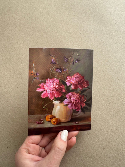 Set of 8 Notecards with original art print