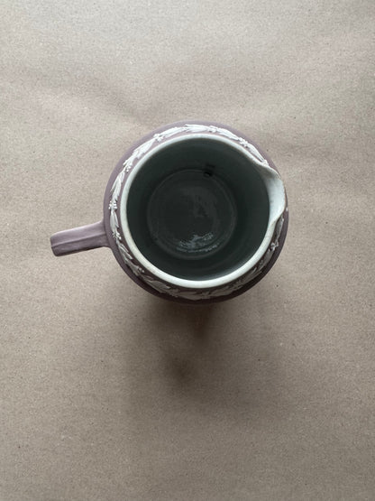 Lilac Wedgewood large pitcher 7” tall