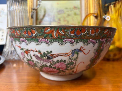 Vintage Rose Medallion 10” bowl!