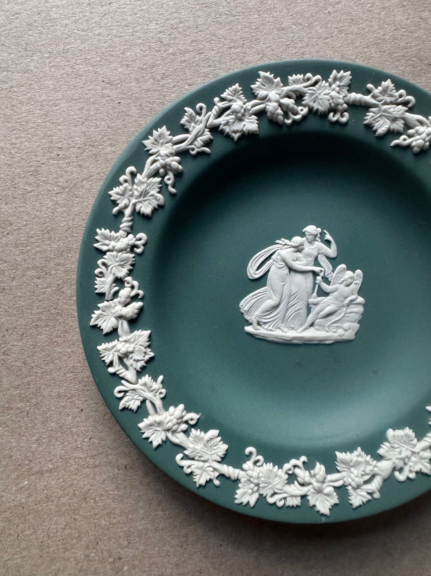 Wedgewood teal small plate 4.5”
