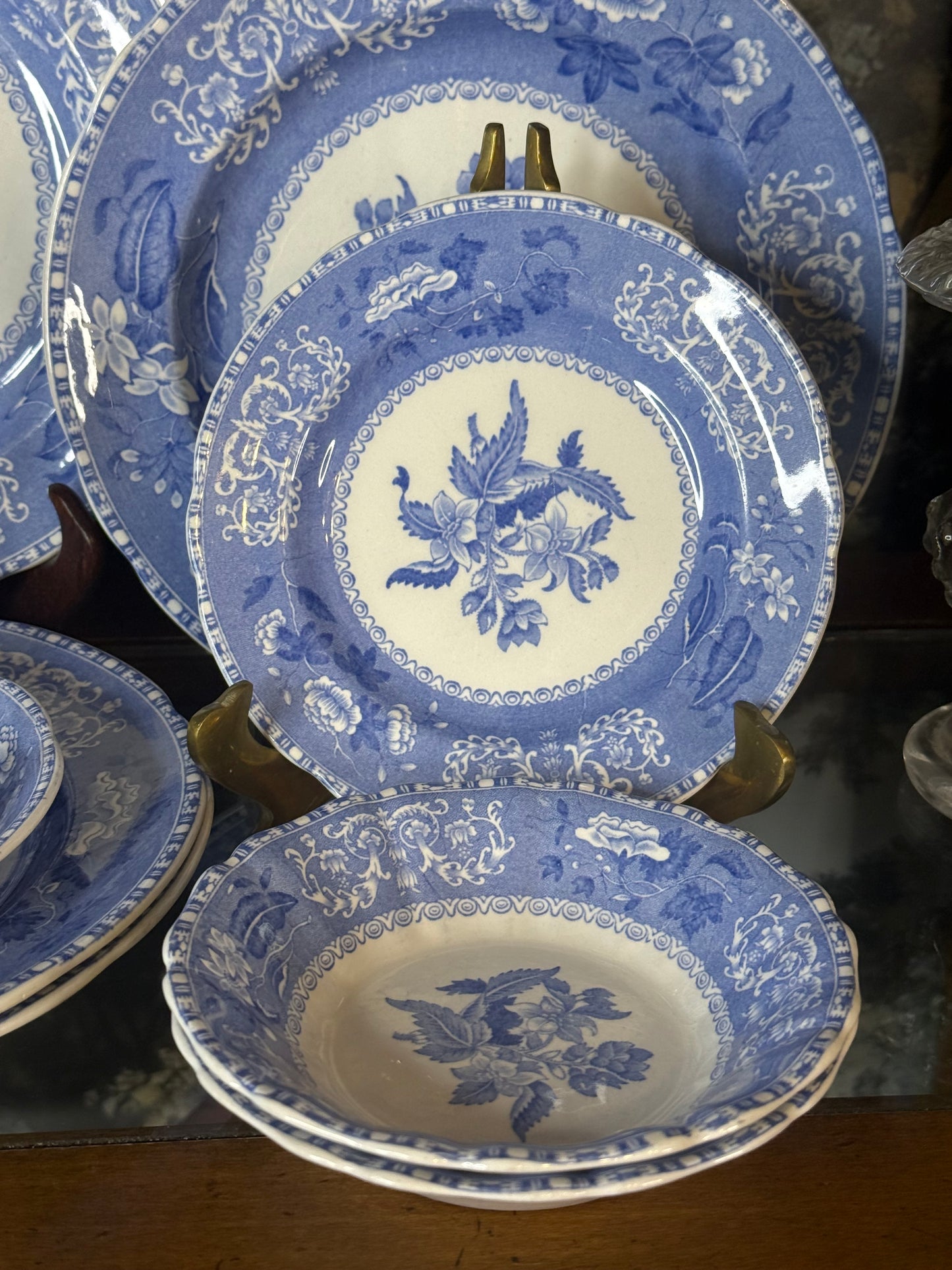 Vintage Copeland Spode “Camilla” Single Blue & White Bread & Butter Plate | England | 6”