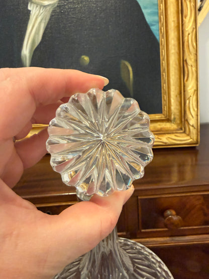 Vintage Crystal Ships Decanter