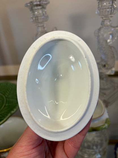 Stunning Herend mini tureen with lemon finial!