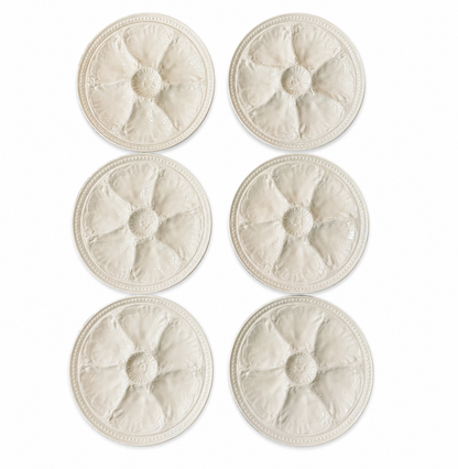 Vintage Gien France White Faience Oyster Plate | Circa 1960s