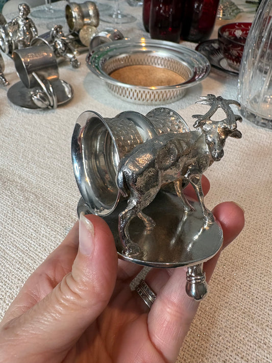 Live 12/14 Buck Silver plate Napkin Holder