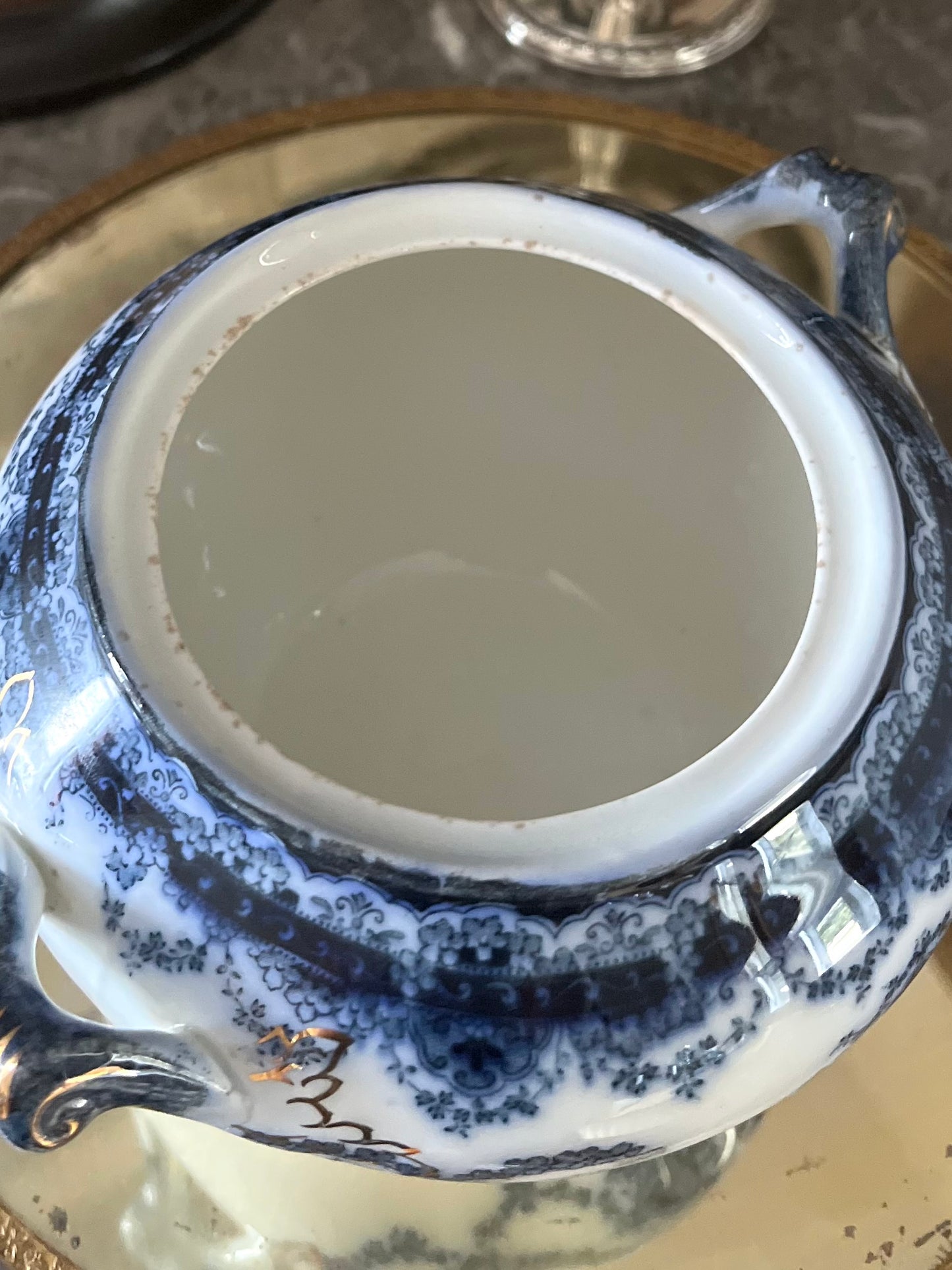 RESERVED - LEXA - Live 08/25 Antique John Maddock & Sons Staffordshire Victor Pattern Royal Vitreous Covered Sugar Bowl c.1901