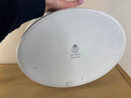 Gorgeous Evesham Royal Worcester Large Covered dish with gold handles!