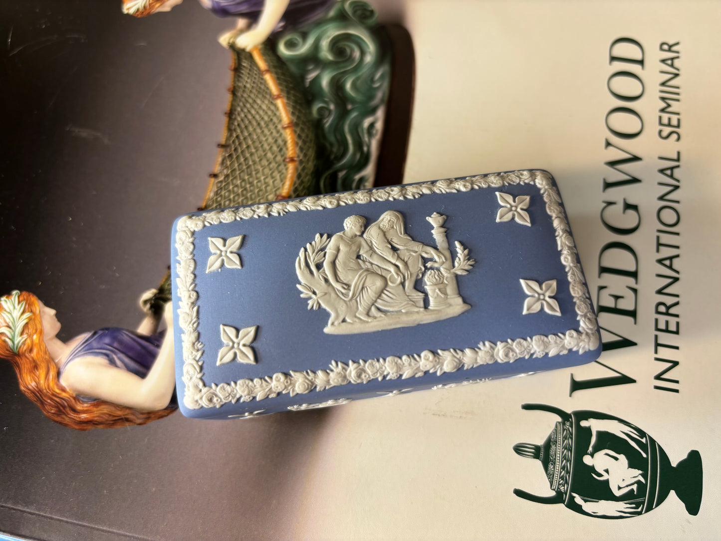 Wedgwood Jasperware trinket box!