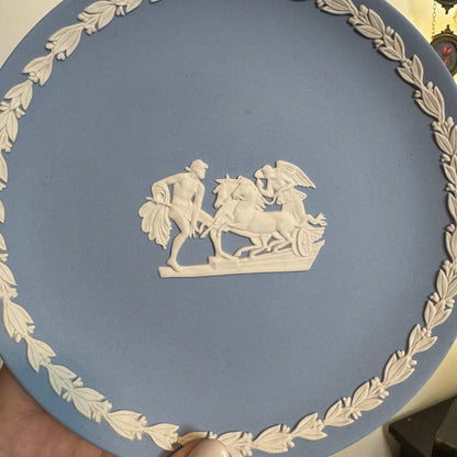 Vintage Wedgwood Blue Jasperware Small Plate