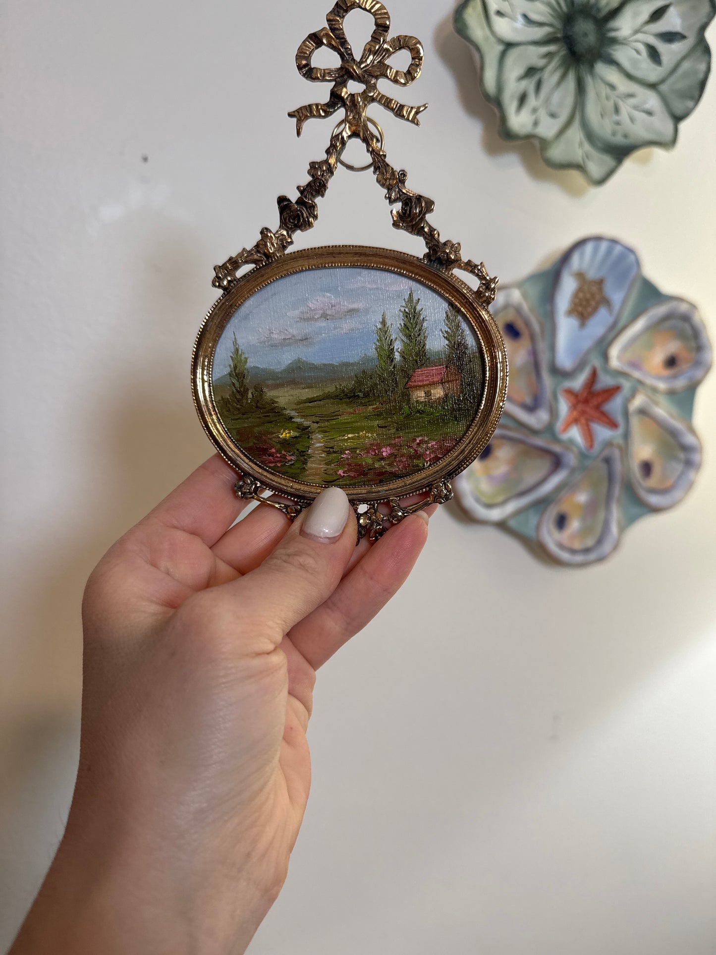 Italian landscape bow frame