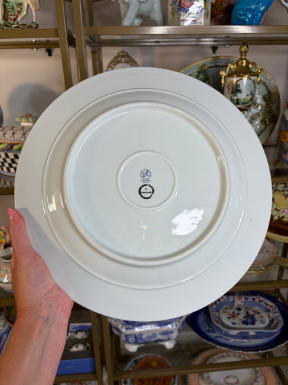 Gorgeous Vista Alegre for Mottahedeh Peony blue and white platter!