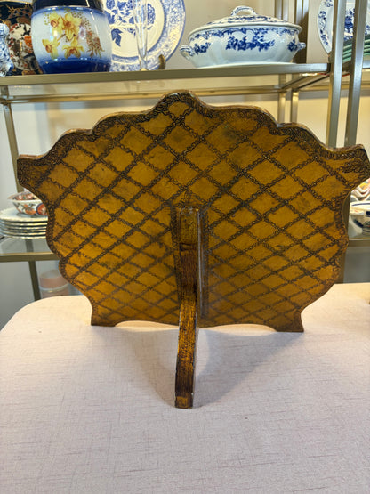 Stunning Florentine blue and gold book stand!