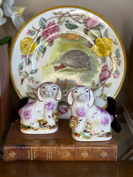 Danny’s Fine Porcelain: Mini Pink Bunny Pair | 5.5Lx2Wx4H