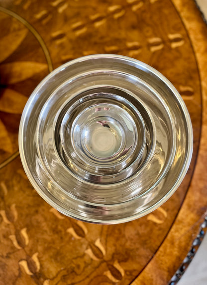 Vintage Silver-Plated Revere Bowls | Curated Nested Set of Five | Oneida & Gorham