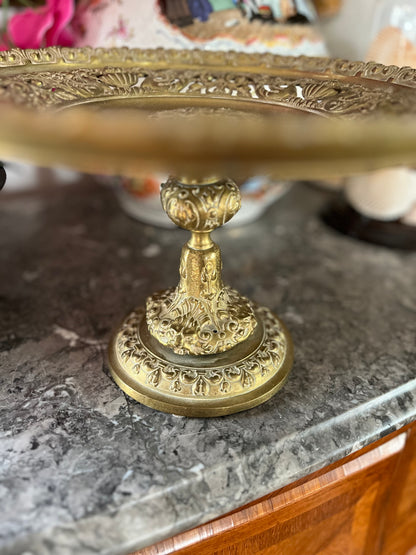 Live 08/18 Stunning 19th C French Bronze Neoclassical Reticulated Tazza