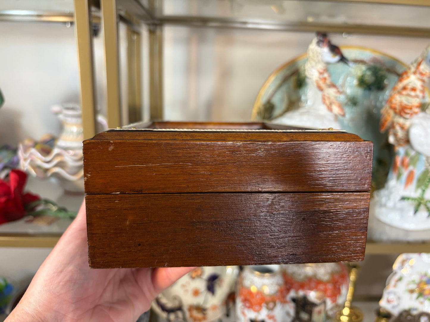 Nautical maritime dresser box with brass!