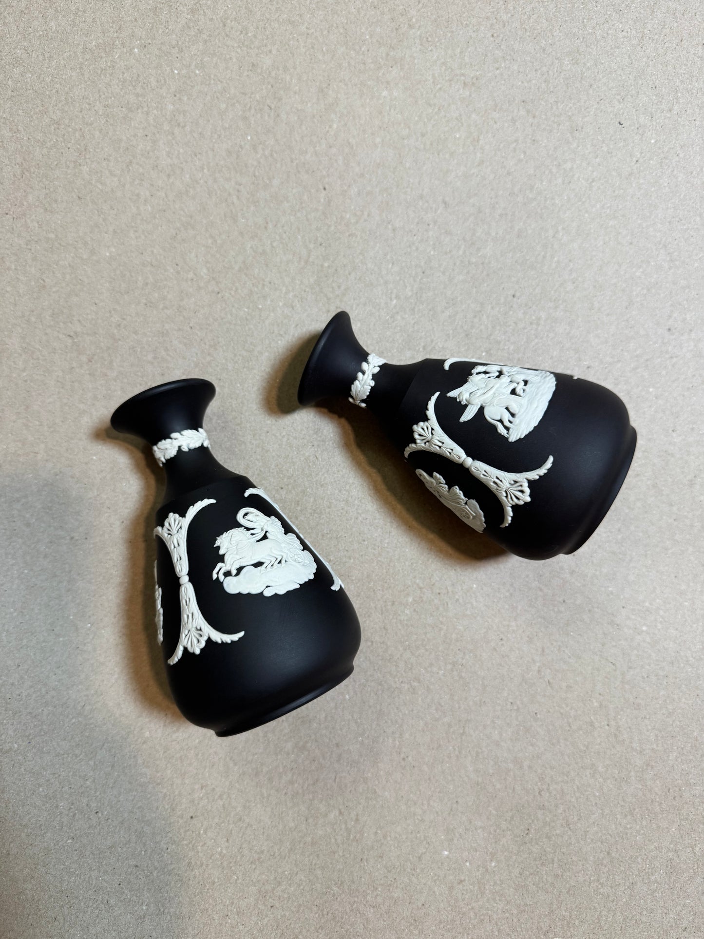 BASSALT - pair of bud vases 5” tall