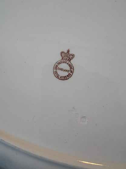 Antique Indian Tree Platter by John Maddock & Sons