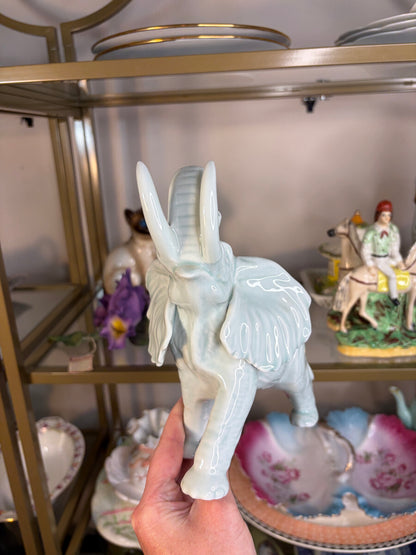 Lovely Andrea by Sadek celadon elephant!