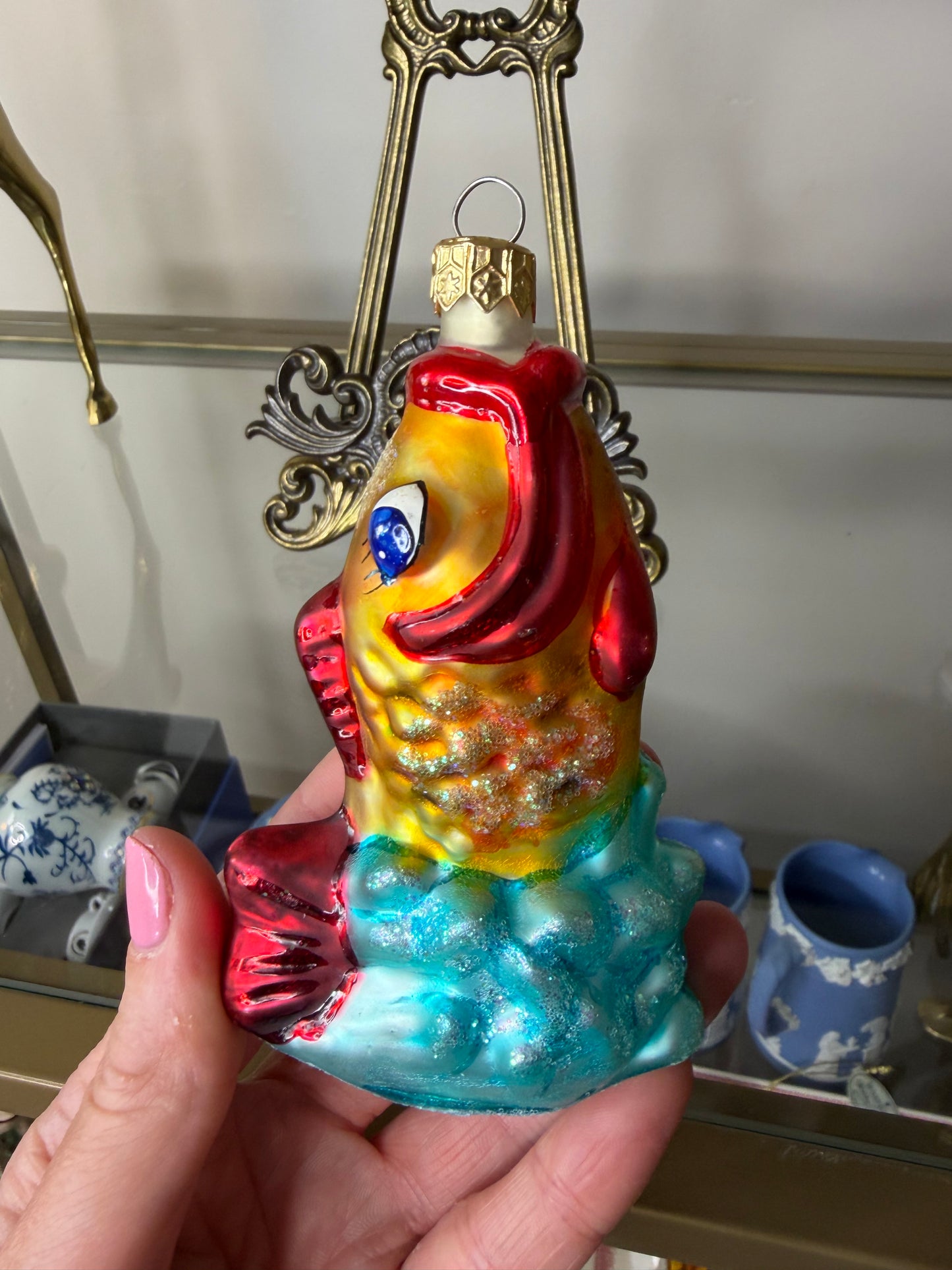 Vintage Radko Splash fish ornament!
