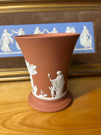 Wedgwood Jasperware terracotta vase!