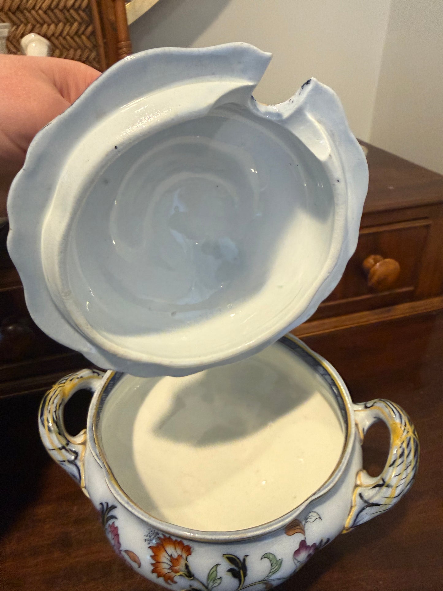 RESERVED Live 6/2 for T - Stunning Mason’s Lidded Tureen with Underplate