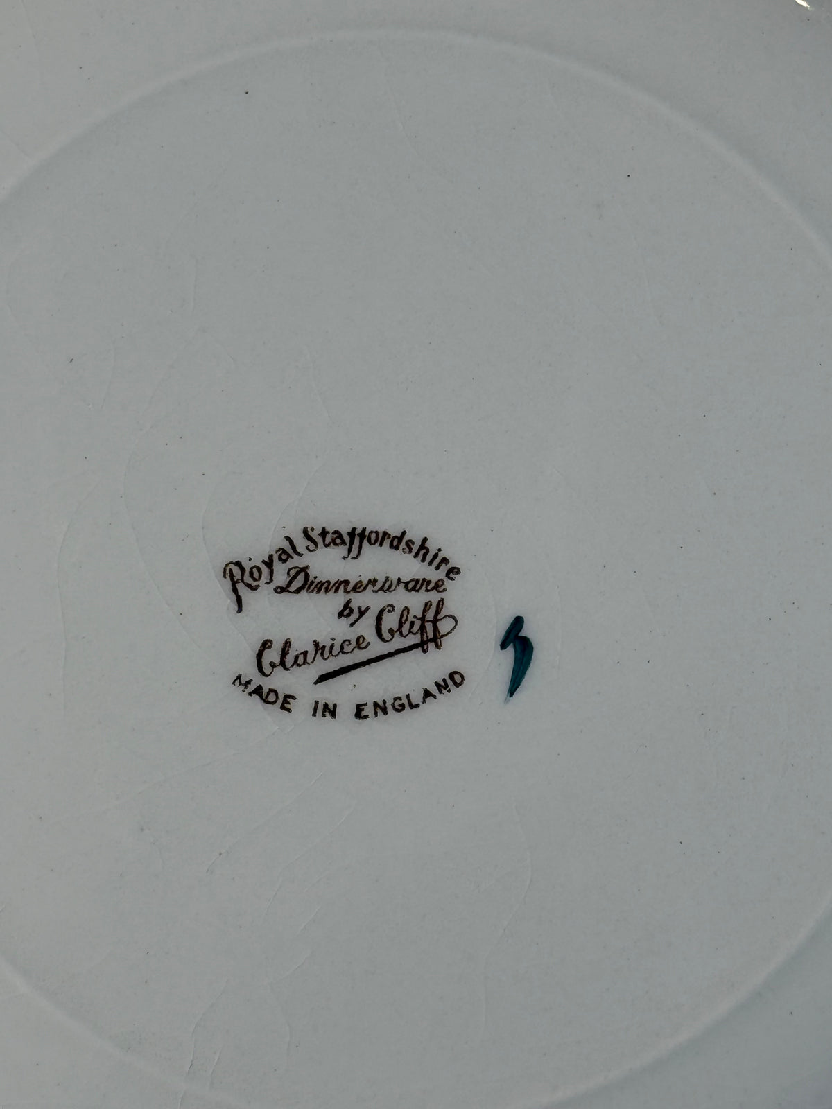 🔥ON AUCTION 🔥 Vintage Royal Staffordshire Dinnerware by Clarice Cliff | Tonquine Turkey 10 Dinner Plates & Large Platter | Thanksgiving Transferware | Made in England