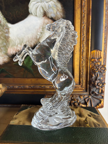 Waterford Crystal Rearing Horse in original box!