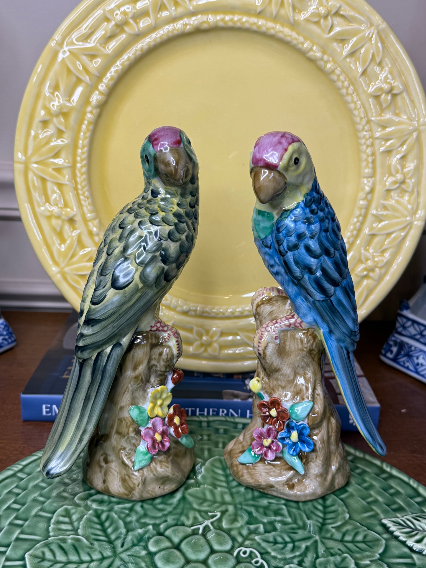 LIVE 6/5 - CHINOISERIE PARROT PAIR