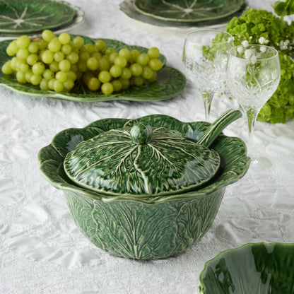 Le Jardin Cabbage 3-D Tureen with Ladle