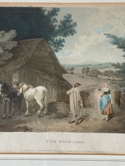 Set (4) Framed 19th century Lithographs