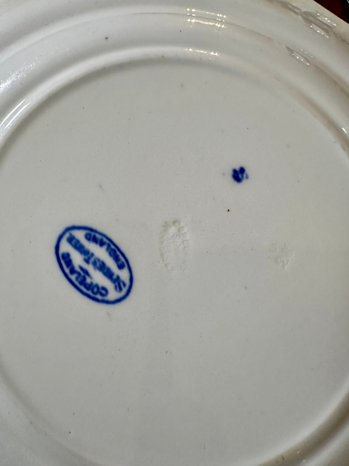 Vintage Copeland Spode Tower Blue Luncheon Plate | 1927–1928
