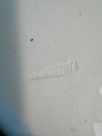 RARE Antique Regent Brown Transferware Lidded Tureen with Ladle & Underplate, 18"