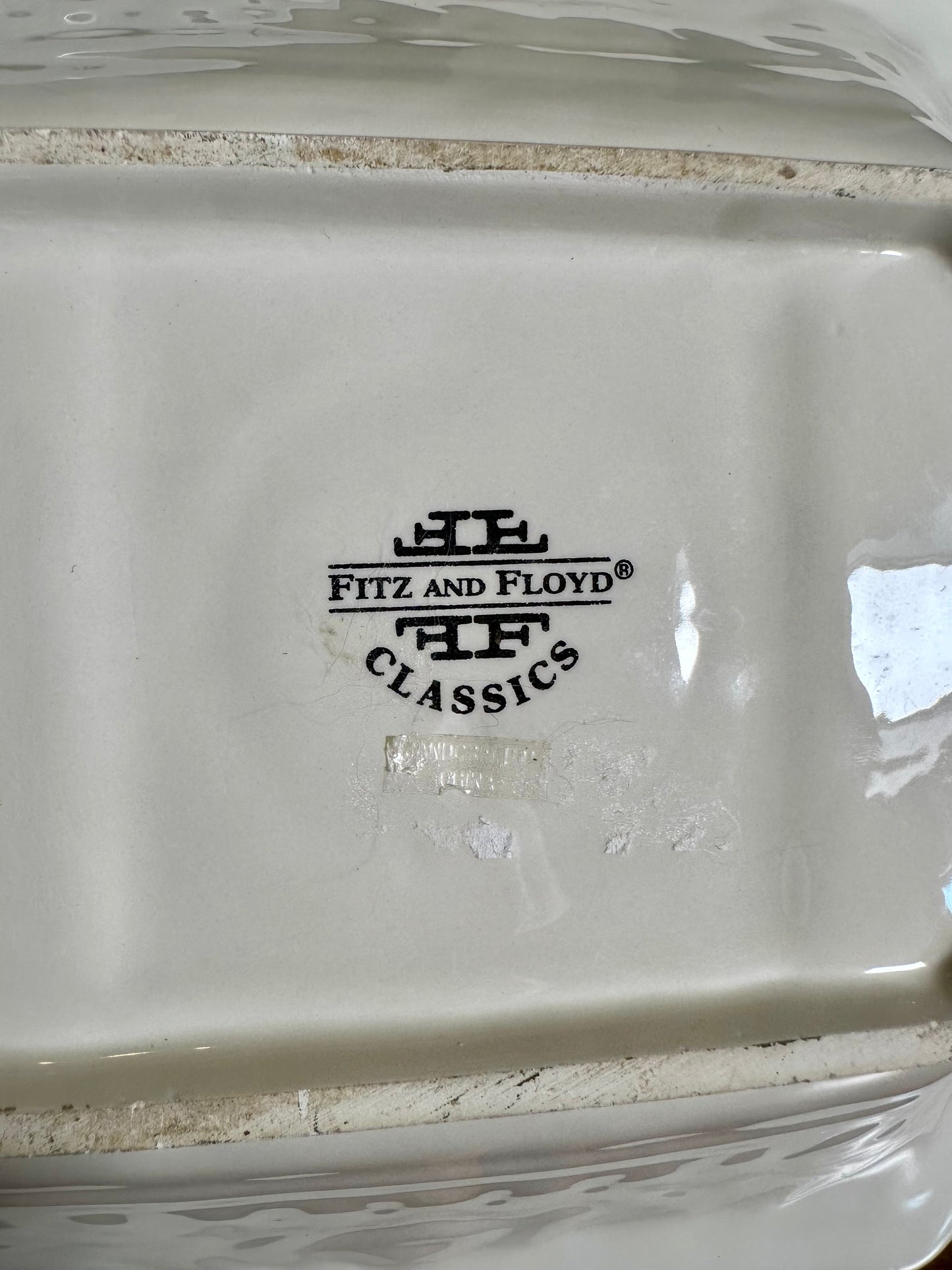 Fitz & Floyd Gregorian Collection Oval Serving Bowl, 11”