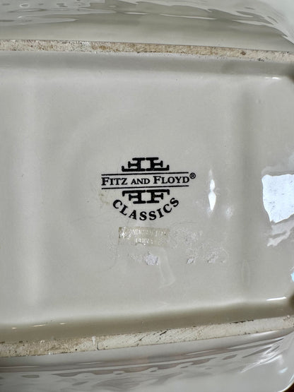 Fitz & Floyd Gregorian Collection Oval Serving Bowl, 11”