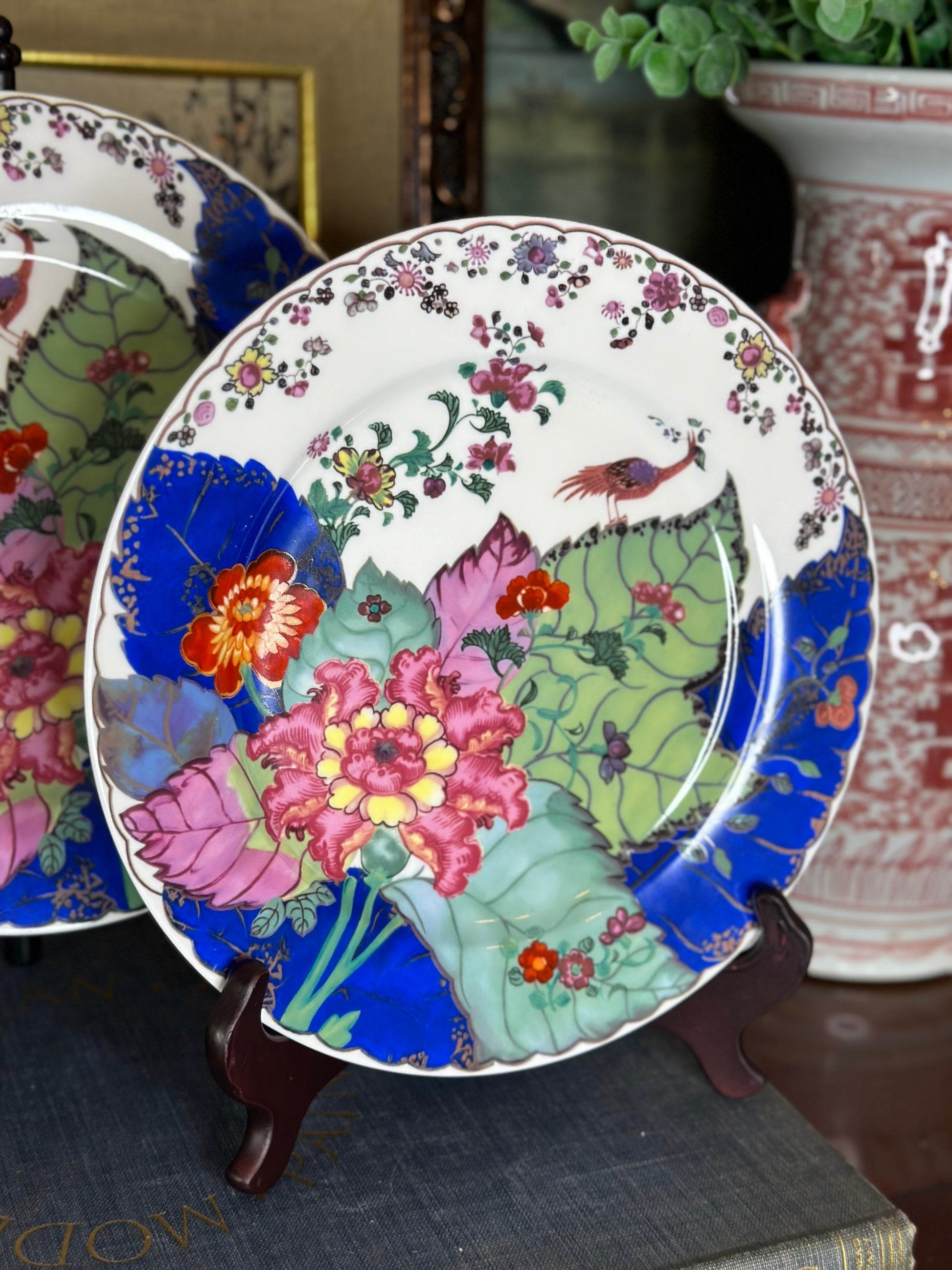 Danny's Fine Porcelain: Tobacco Leaf Porcelain Dinner Plate (Sold Sing – Lillian Grey