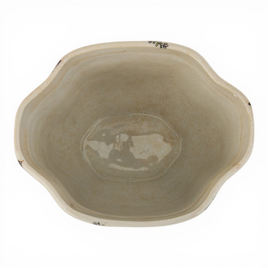 Danny's Fine Porcelain - Tobacco Leaf Porcelain Covered Jar with Ormolu Base | Hand-Painted Statement Piece #14314