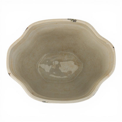 Danny's Fine Porcelain - Tobacco Leaf Porcelain Covered Jar with Ormolu Base | Hand-Painted Statement Piece #14314