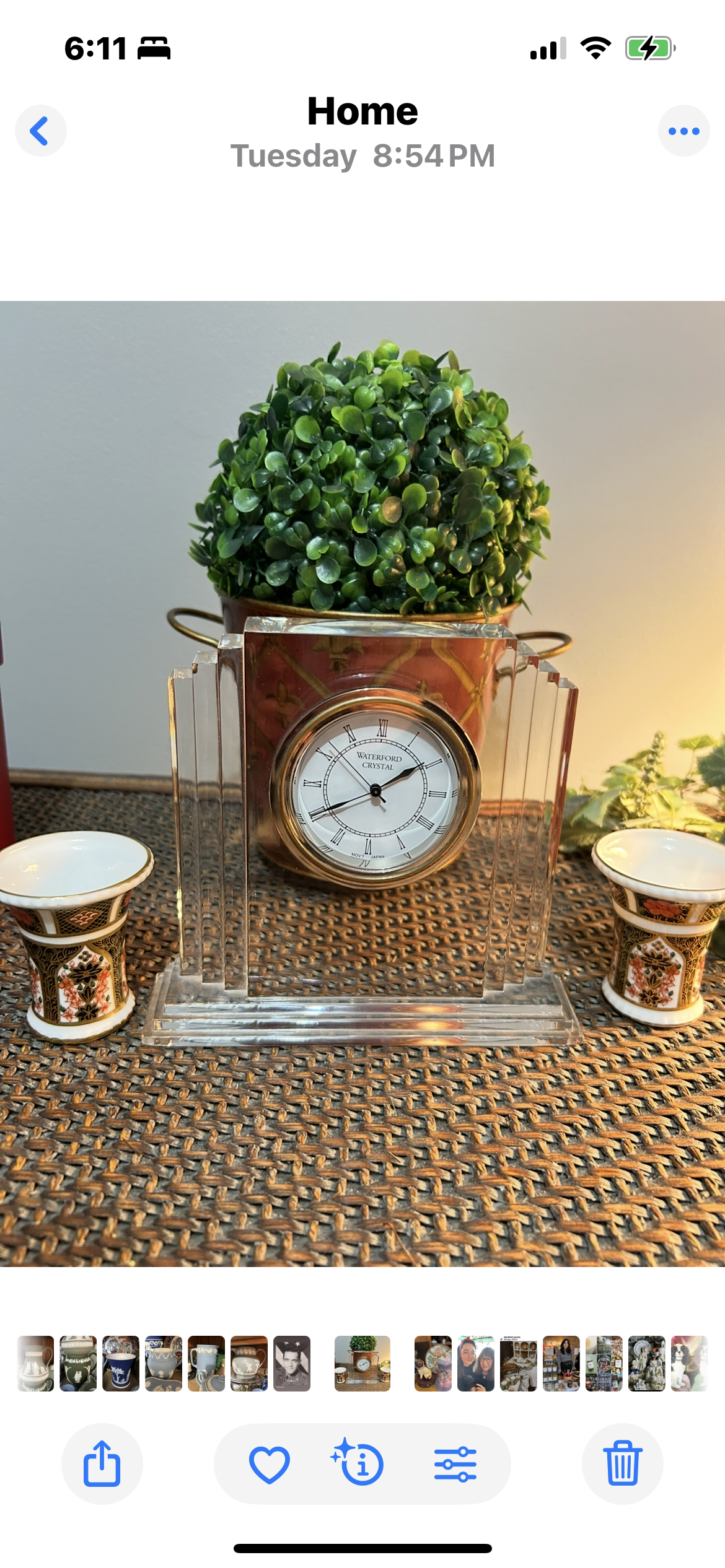 Waterford Crystal Desk Clock 4 by 4”