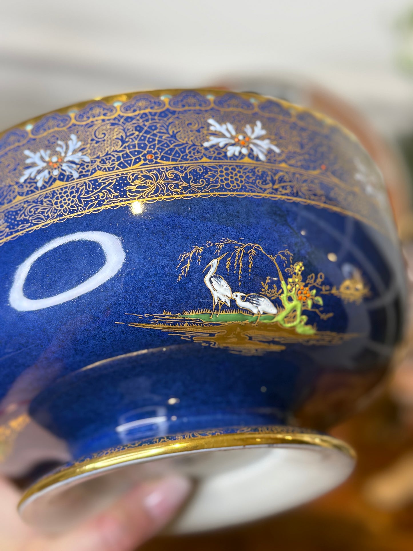 1920s Carlton Ware Chinese Style Bowl | 10" Diameter | Style DA4322