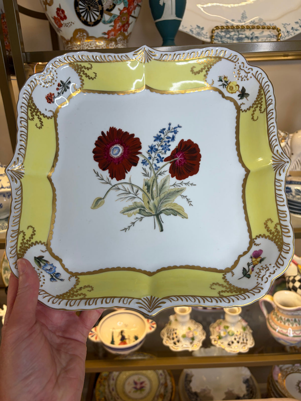 Beautiful Chelsea House floral platter!