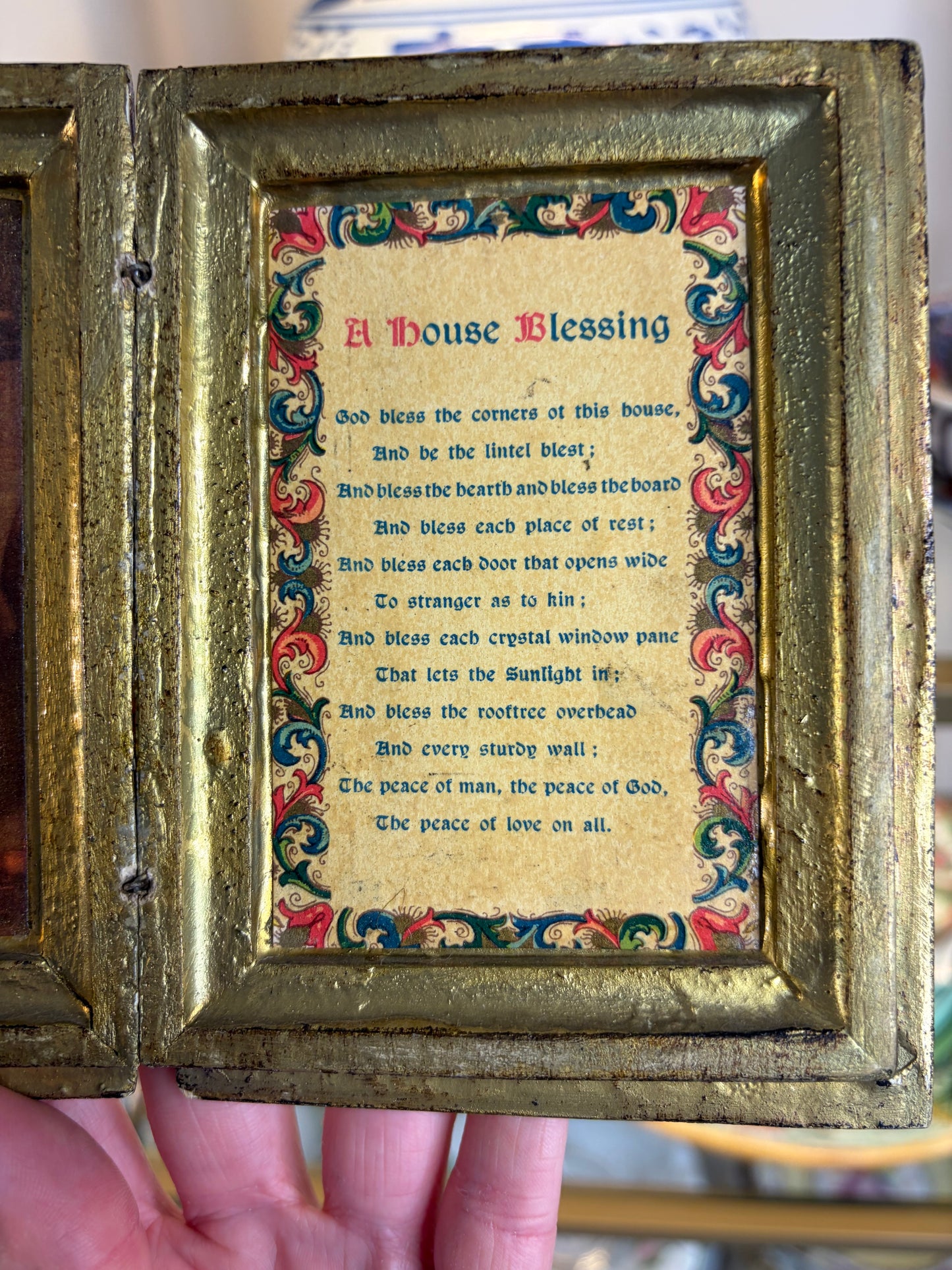 Lovely  Florentine house blessing!