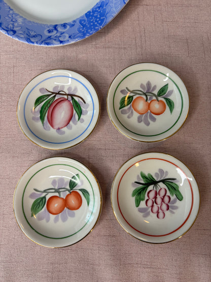 Lovely fruit butter pats set of 4!