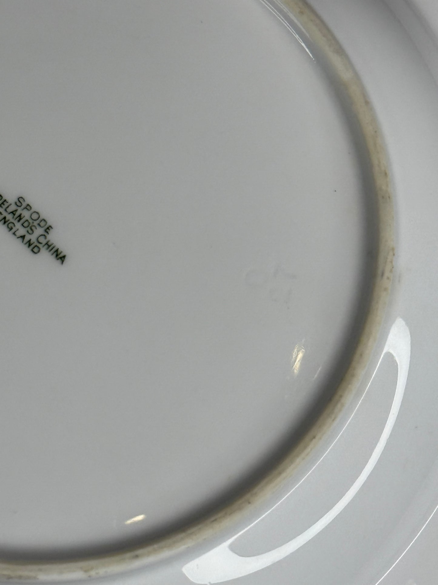 RARE Set (3) Wide-Rim Bowls, Antique Spode Copeland (custom order, 1927) Private yacht burgee service china - New York Yacht Club - PRISTINE!