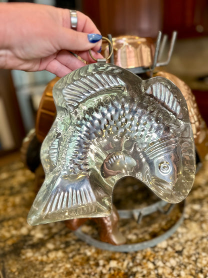 Larger Vintage Copper Fish Mold